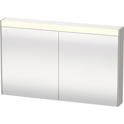 Duravit BR7103007076000 Brioso Mirror Cabinet with Lighting Concrete Gray