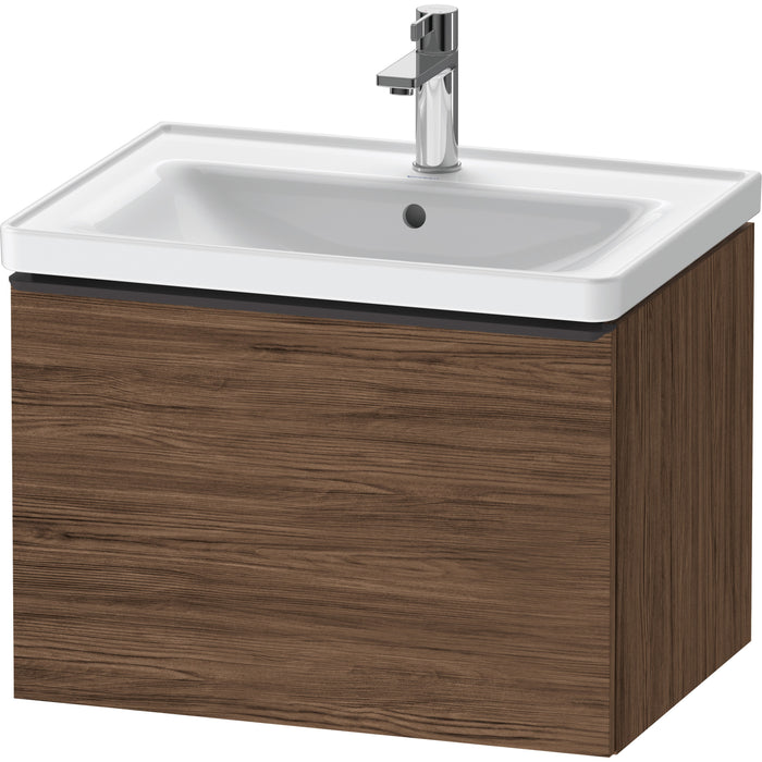 Duravit DE42540BD210000 D-Neo Wall-Mount Vanity Unit Walnut Dark