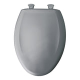 Bemis Elongated Closed-Front Toilet Seat and Lid with Whisper-Closeand Easy-Clean & Change