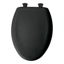 Bemis Elongated Closed-Front Toilet Seat and Lid with Whisper-Closeand Easy-Clean & Change