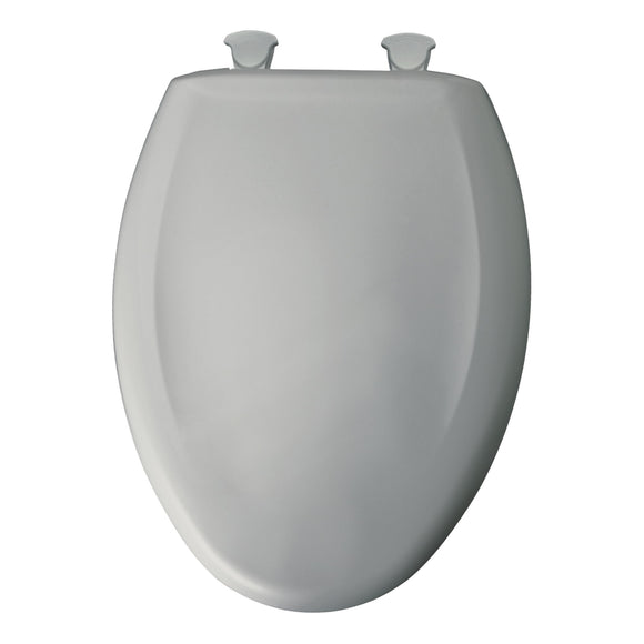 Bemis Elongated Closed-Front Toilet Seat and Lid with Whisper-Closeand Easy-Clean & Change