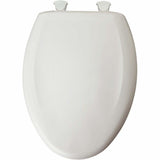 Bemis Elongated Closed-Front Toilet Seat and Lid with Whisper-Closeand Easy-Clean & Change