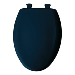 Bemis Elongated Closed-Front Toilet Seat and Lid with Whisper-Closeand Easy-Clean & Change