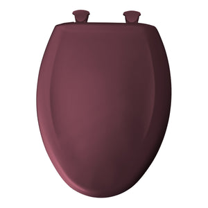 Bemis Elongated Closed-Front Toilet Seat and Lid with Whisper-Closeand Easy-Clean & Change