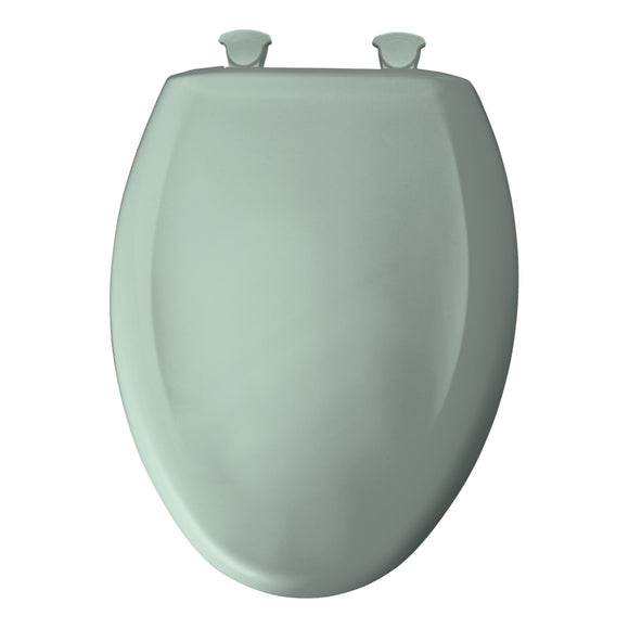 Bemis Elongated Closed-Front Toilet Seat and Lid with Whisper-Closeand Easy-Clean & Change