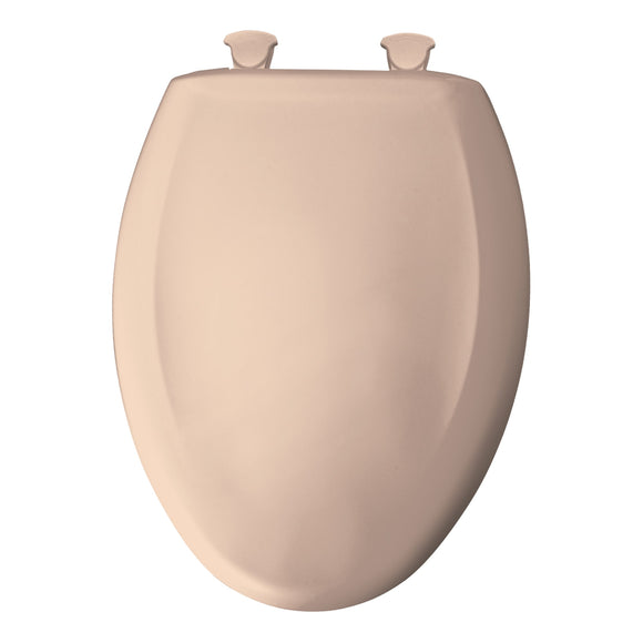 Bemis Elongated Closed-Front Toilet Seat and Lid with Whisper-Closeand Easy-Clean & Change