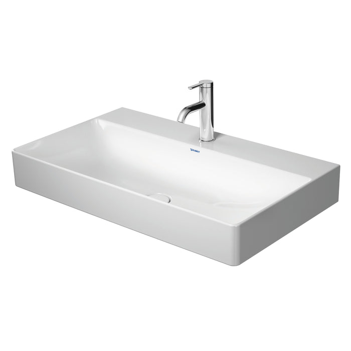 Duravit 2353800041 DuraSquare 31 1/2" Wall Mounted Bathroom Sink