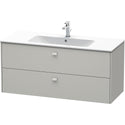 Duravit BR410400707 Brioso Wall-Mount Vanity Unit Concrete Gray