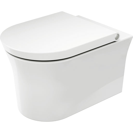 Duravit 2576092092 White Tulip Dual Flush Round Wall Mounted Toilet