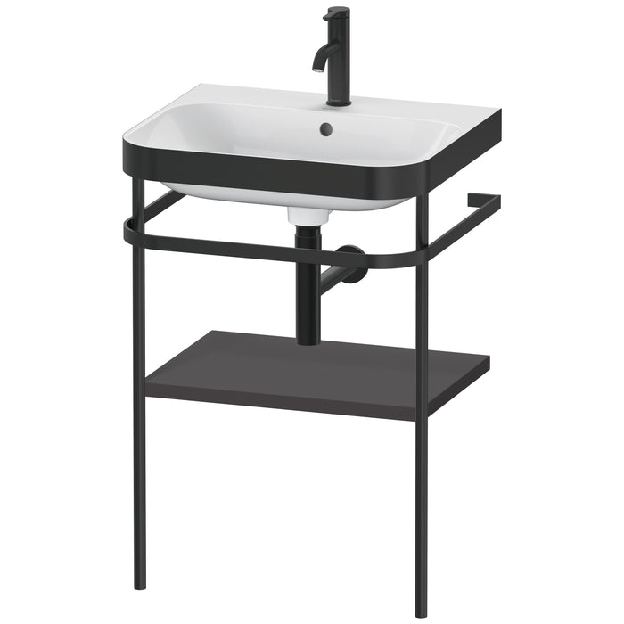 Duravit HP4735O8080 Happy D.2 Plus C-Bonded Vanity Kit Graphite