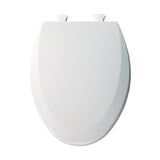 Bemis Elongated Molded Wood Toilet Seat with Easy-Clean & Change Hinge