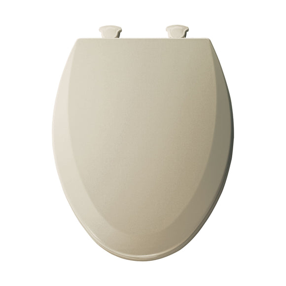 Bemis Elongated Molded Wood Toilet Seat with Easy-Clean & Change Hinge