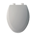 Bemis Elongated Molded Wood Toilet Seat with Easy-Clean & Change Hinge
