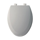 Bemis Elongated Molded Wood Toilet Seat with Easy-Clean & Change Hinge