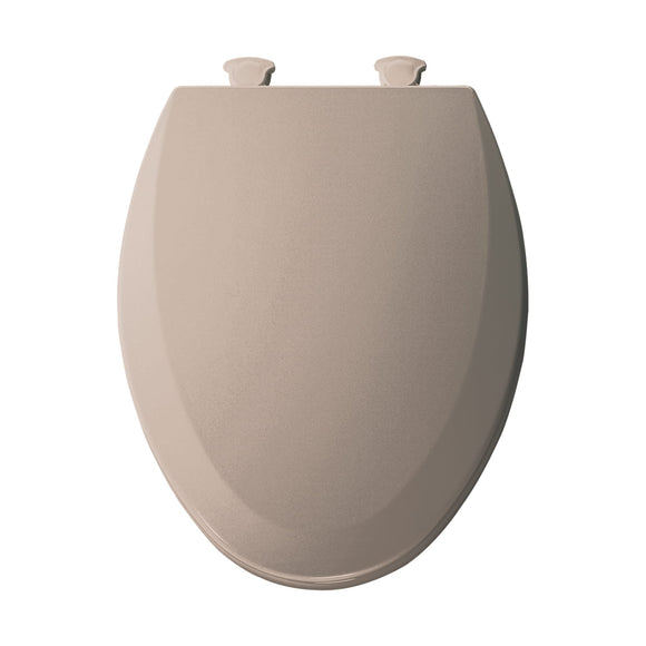 Bemis Elongated Molded Wood Toilet Seat with Easy-Clean & Change Hinge