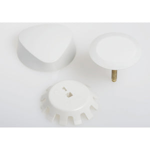 Geberit TurnControl Overflow Drain Trim Kit with Plastic Handle