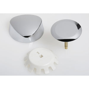 Geberit TurnControl Overflow Drain Trim Kit with Plastic Handle