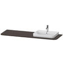 Duravit HP031HR6969 Happy D.2 Plus Console with Sink Cut-Out Walnut Brushed