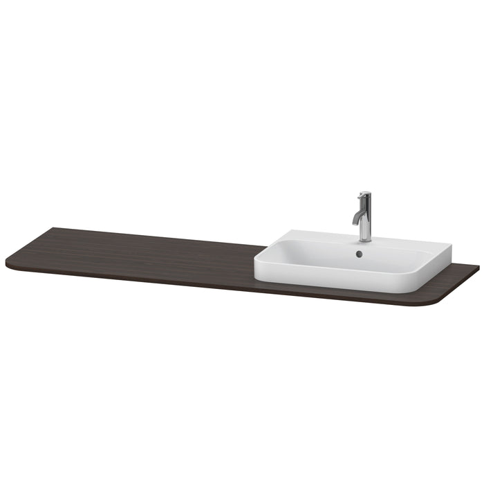 Duravit HP031HR6969 Happy D.2 Plus Console with Sink Cut-Out Walnut Brushed