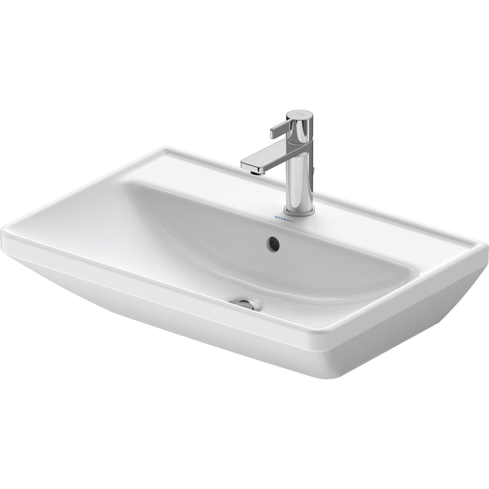 Duravit 23666500001 D-Neo Wall-Mount Bathroom Sink with WonderGliss