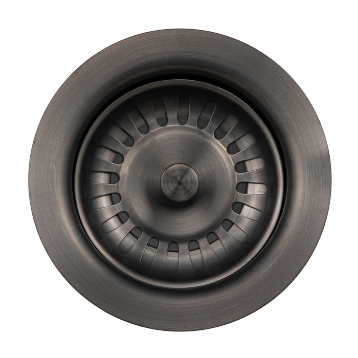 Houzer 190-9180 GR 3-1/2" Basket Strainer in Graphite