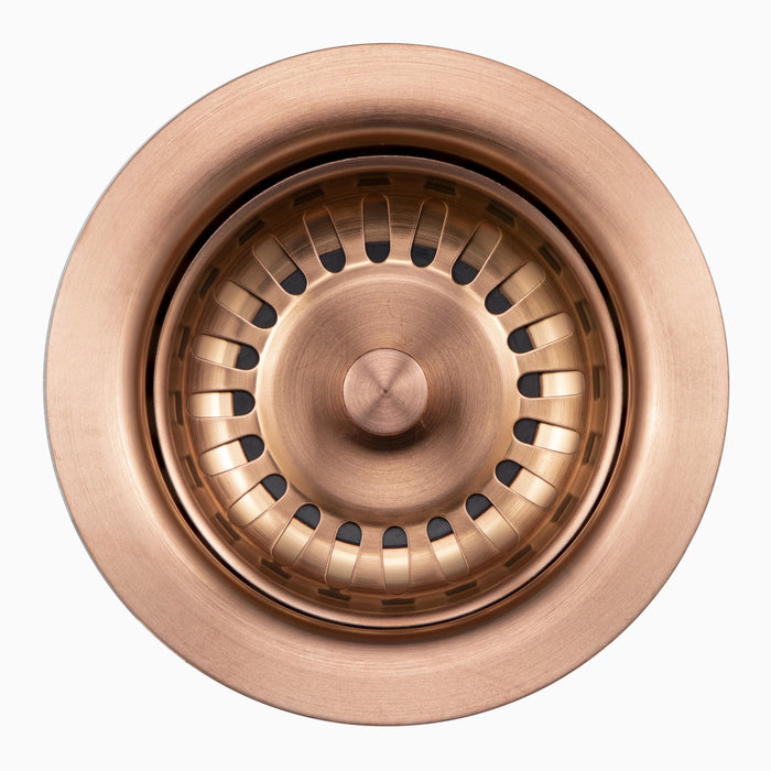 Houzer 190-9180 RG 3-1/2" Basket Strainer in Rose Gold