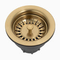 Houzer 190-9180 BB 3-1/2" Basket Strainer in Brushed Brass