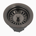Houzer 190-9180 GR 3-1/2" Basket Strainer in Graphite