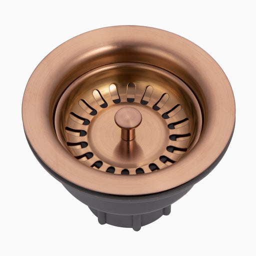 Houzer 190-9180 RG 3-1/2" Basket Strainer in Rose Gold