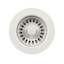 Houzer 190-9261 3-1/2" Basket Strainer in Polar White
