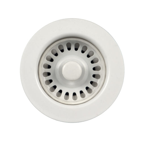 Houzer 190-9261 3-1/2" Basket Strainer in Polar White