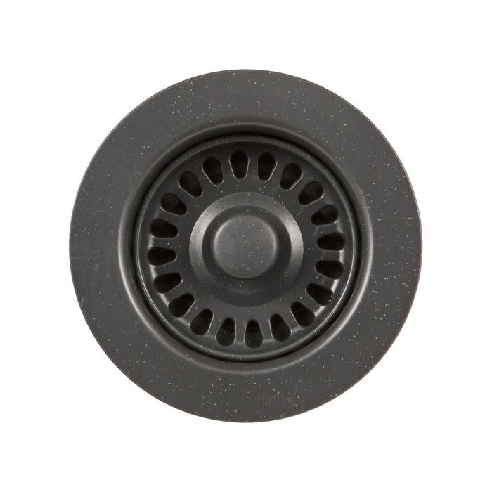 Houzer 190-9265 3-1/2" Basket Strainer in Matte Black