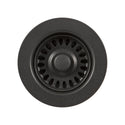 Houzer 190-9265 3-1/2" Basket Strainer in Matte Black