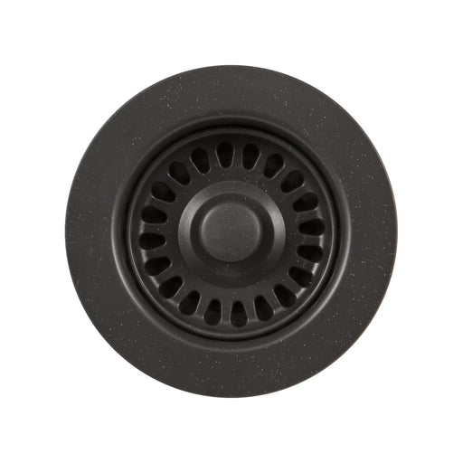 Houzer 190-9265 3-1/2" Basket Strainer in Matte Black