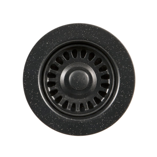 Houzer 190-9268 3-1/2" Basket Strainer in Granite Black