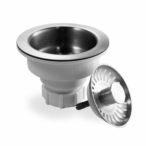 Houzer 190-9400 3-1/2" Stainless Steel Pop-Up Basket Strainer