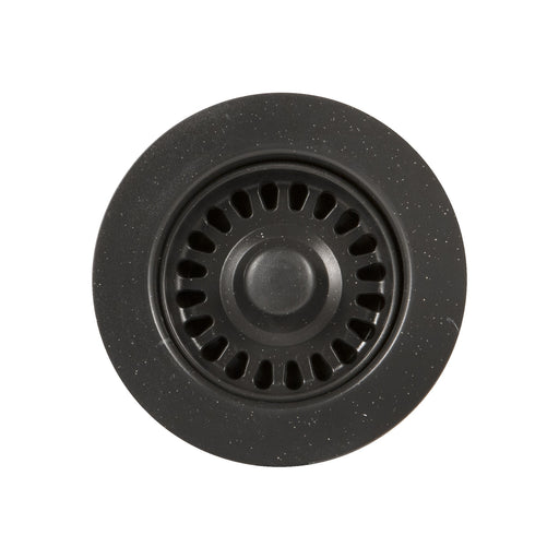 Houzer 190-9565 3-1/2" Basket Strainer in Matte Black