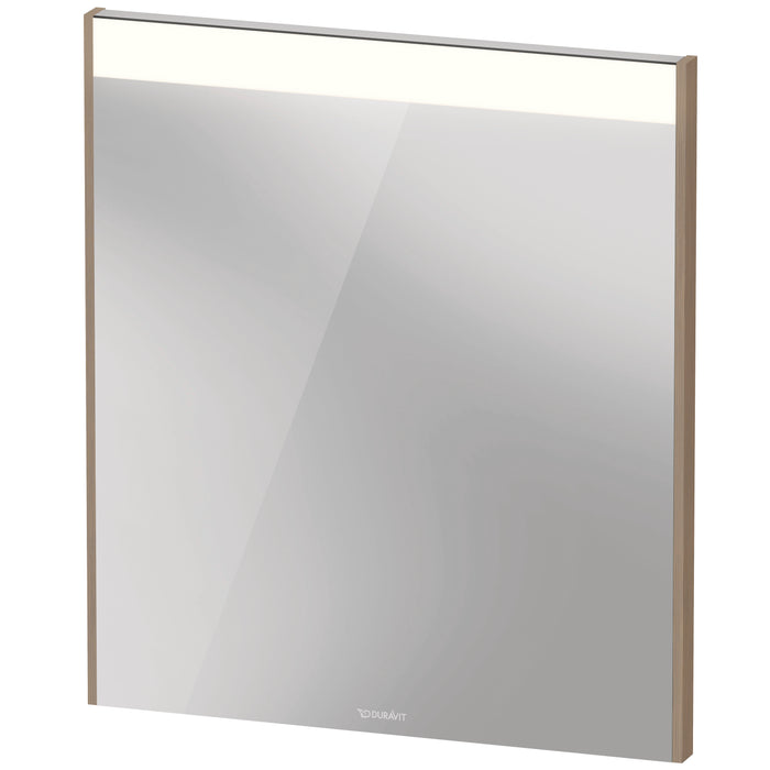 Duravit BR7021035356000 Brioso Mirror with Lighting Concrete Gray
