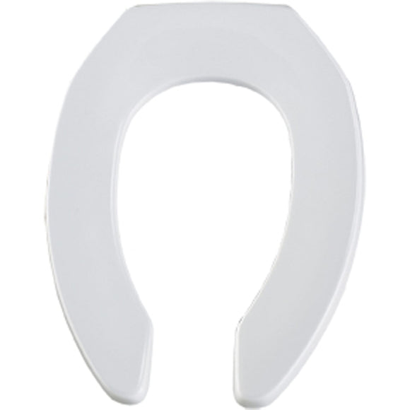 Bemis Elongated Open-Front Toilet Seat with DuraGuard and STA-TITE Commercial Fastening System