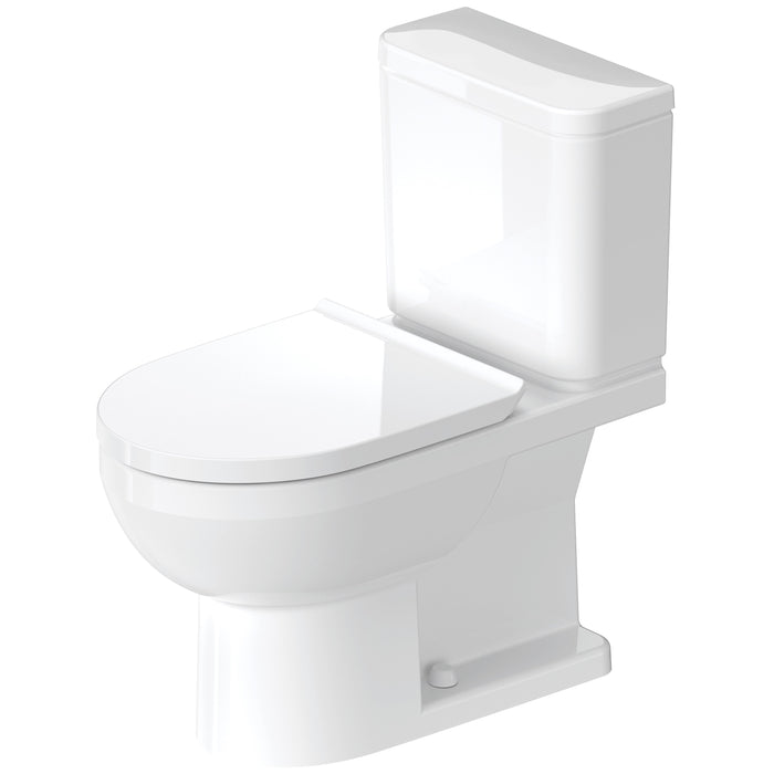 Duravit D4061520 No.1 1.28 GPF Rimless Elongated Two Piece Toilet