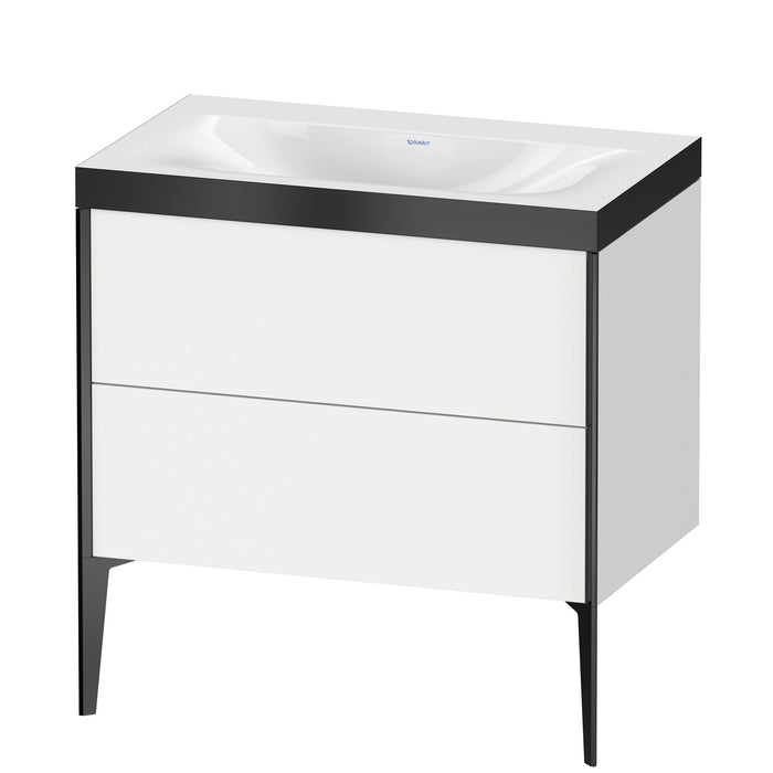 Duravit XV4710NB218P XViu C-Bonded Floorstanding Vanity Kit White