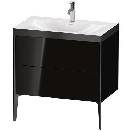 Duravit XV4710OB240P XViu C-Bonded Floorstanding Vanity Kit Black