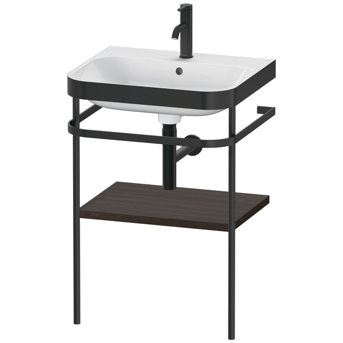 Duravit HP4735O6969 Happy D.2 Plus C-Bonded Vanity Kit Walnut Brushed