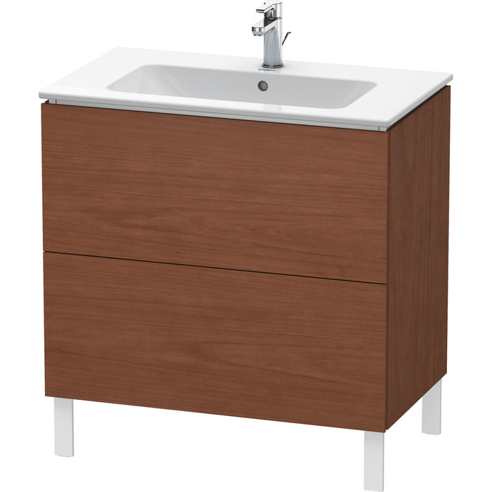 Duravit LC662601313 L-Cube Floorstanding Vanity Unit American Walnut