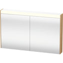 Duravit BR7104030306000 Brioso Mirror Cabinet with Lighting Natural Oak