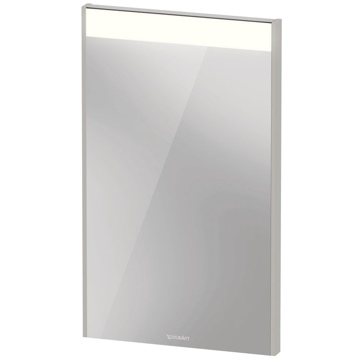 Duravit BR7020007076000 Brioso Mirror with Lighting Concrete Gray