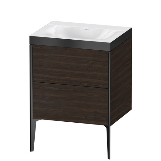 Duravit XV4709NB269P XViu C-Bonded Floorstanding Vanity Kit Walnut Brushed