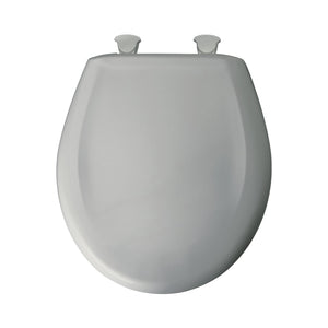 Bemis Round Closed-Front Toilet Seat with Soft Close and STA-TITE Seat Fastening System