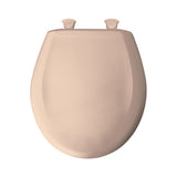 Bemis Round Closed-Front Toilet Seat with Soft Close and STA-TITE Seat Fastening System