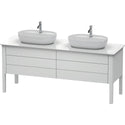 Duravit LU9567B3636 Luv Wall Mount Double Vanity Cabinet
